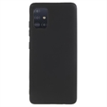 Anti-Fingerabdrücke Matte Samsung Galaxy A51 TPU Hülle - Schwarz