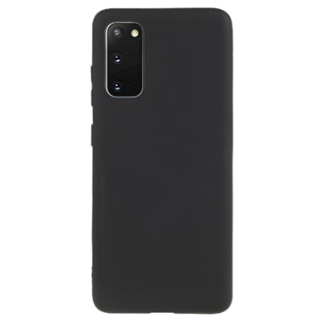 Anti-Fingerabdrücke Matte Samsung Galaxy S20 TPU Hülle - Schwarz