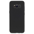 Anti-Fingerabdrücke Matte Samsung Galaxy S8 TPU Hülle - Schwarz