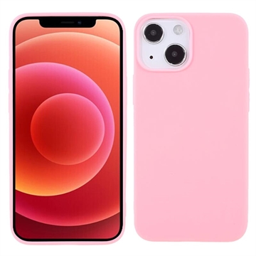 Anti-Fingerabdrücke Matte iPhone 13 Mini TPU Hülle - Rosa