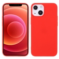 Anti-Fingerabdrücke Matte iPhone 13 Mini TPU Hülle - Rot