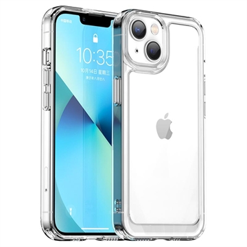 iPhone 14 Plus Anti-Shock Hybrid Hülle - Durchsichtig