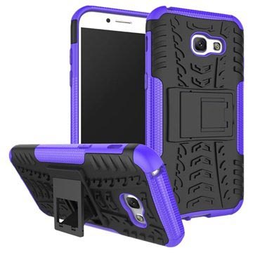 Samsung Galaxy A5 (2017) Anti-Slip Hybrid Case - Schwarz / Purpur