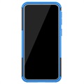 Anti-Rutsch Samsung Galaxy A40 Hybrid Hülle mit Stand - Blau / Schwarz