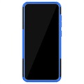 Anti-Slip Samsung Galaxy A70 Hybrid Hülle mit Stand - Blau / Schwarz