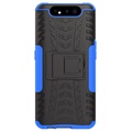 Anti-Slip Samsung Galaxy A80 Hybrid Hülle - Blau / Schwarz