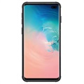 Anti-Rutsch Samsung Galaxy S10+ Hybrid Hülle mit Stand - Schwarz