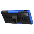 Anti-Rutsch Samsung Galaxy S20 FE Hybrid Hülle mit Stand - Blau / Schwarz