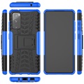 Anti-Rutsch Samsung Galaxy S20 FE Hybrid Hülle mit Stand - Blau / Schwarz