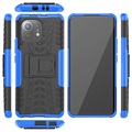 Anti-Rutsch Xiaomi Mi 11 Pro Hybrid Hülle mit Stand - Blau / Schwarz