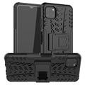 Anti-Slip Samsung Galaxy A22 5G, Galaxy F42 5G Hybrid Hülle - Schwarz