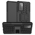 Anti-Rutsch Samsung Galaxy A72 5G Hybrid Hülle mit Stand - Schwarz