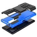 Anti-Rutsch Xiaomi 11T/11T Pro Hybrid Hülle mit Stand - Blau / Schwarz