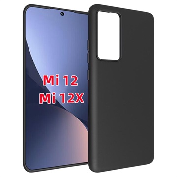 Anti-Rutsch Xiaomi 12/12X TPU Hülle - Schwarz