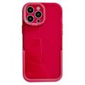 Doppelständer iPhone 14 Pro Max Hybrid Hülle - Rot