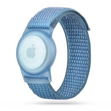 Apple AirTag 1/2 Tech-Protect Nylon-Armband für Kinder - Blau