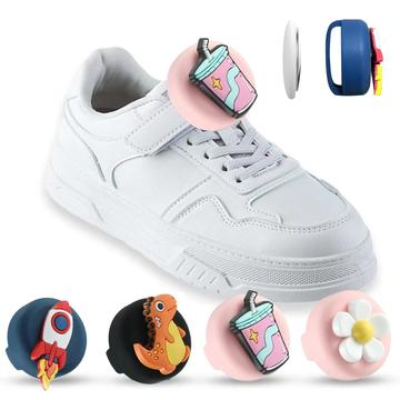 Apple AirTag Tech-Protect Glatt für Kinder Turnschuhe - 4 Stk. - Bunt