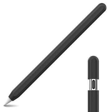 Apple Pencil (USB-C) Ahastyle PT65-3 Silikonhülle - Schwarz