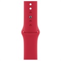 Apple Watch 7 WiFi MKN23FD/A - Aluminum, Rotes Sportarmband, 41mm - Rot