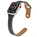 Apple Watch 7/SE/6/5/4/3/2/1 Premium Lederarmband - 45mm/44mm/42mm
