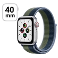 Apple Watch SE LTE MYEG2FD/A - 40mm, Sport Loop dunkelmarine - Silber