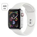 Apple Watch Series 4 LTE MTX02FD/A - Edelstahlgehäuse, Sportarmband, 44mm, 16GB