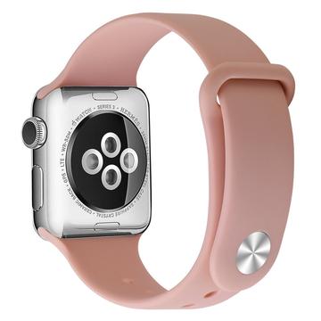 Apple Watch Series SE (2023)/10/9/8/SE (2022)/7/SE/6/5/4/3/2/1 Soft Silikonarmband - 42mm/41mm/40mm/38mm - Rosa