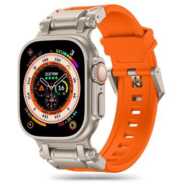 Apple Watch Series Ultra 2/Ultra/10/9/8/SE (2022)/7/SE/6/5/4/3/2/1 Tech-Protect Delta Pro Armband - 49mm/46mm/45mm/44mm/42mm - Schwarz/Titan