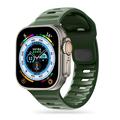 Apple Watch Series Ultra 2/Ultra/9/8/SE (2022)/7/SE/6/5/4/3/2/1 Tech-Protect IconBand Line Silikonarmband - 49mm/45mm/44mm/42mm - Armeegrün