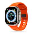 Apple Watch Series Ultra 2/Ultra/9/8/SE (2022)/7/SE/6/5/4/3/2/1 Tech-Protect IconBand Line Silikonarmband - 49mm/45mm/44mm/42mm - Orange