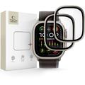 Apple Watch Ultra/Ultra 2/Ultra 3 Tech-Protect Glas Ring Panzerglas - 9H, 2 Stk. - Titan