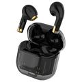 Apro 11 Bluetooth Wireless Earphone Stereo Sound Low Delay Sport Headset mit 300mAh Akku Ladecase - Schwarz