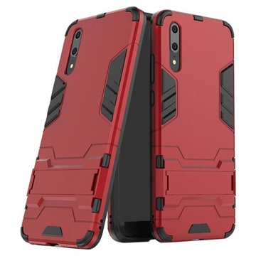 Huawei P20 Armor Hybrid Hülle mit Stand - Rot