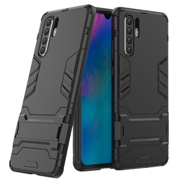 Armor Serie Huawei P30 Pro Hybrid Hülle mit Stand - Schwarz