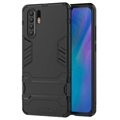 Armor Serie Huawei P30 Pro Hybrid Hülle mit Stand - Schwarz