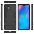 Armor Serie Huawei P30 Pro Hybrid Hülle mit Stand - Schwarz