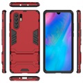 Armor Serie Huawei P30 Pro Hybrid Hülle mit Stand - Rot