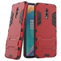 Armor Serie OnePlus 6T Hybrid Hülle mit Stand - Rot