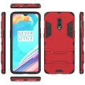 Armor Serie OnePlus 6T Hybrid Hülle mit Stand - Rot