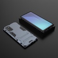 Armor Series Samsung Galaxy Note20 Hybrid Hülle mit Stand - Blau