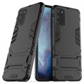 Armor Series Samsung Galaxy S20+ Hybrid Hülle mit Stand - Schwarz