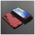 Armor Series Samsung Galaxy S20+ Hybrid Hülle mit Stand - Rot