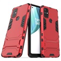 Armor Series OnePlus Nord N10 5G Hybrid Hülle mit Stand - Rot