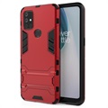 Armor Series OnePlus Nord N10 5G Hybrid Hülle mit Stand - Rot