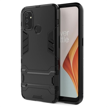 Armor Series OnePlus Nord N100 Hybrid Hülle mit Stand - Schwarz