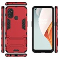 Armor Series OnePlus Nord N100 Hybrid Hülle mit Stand - Rot