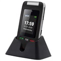 Artfone C10 Flip Seniorenhandy - Dual SIM, SOS - Schwarz