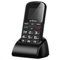 Artfone CS182 Seniorenhandy - Dual SIM, SOS - Schwarz