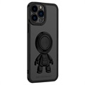 Astronaut Serie iPhone 13 Pro Max TPU Hülle - Schwarz