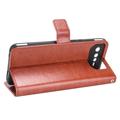 Asus ROG Phone 6/6 Pro Wallet Schutzhülle mit Magnetverschluss - Braun